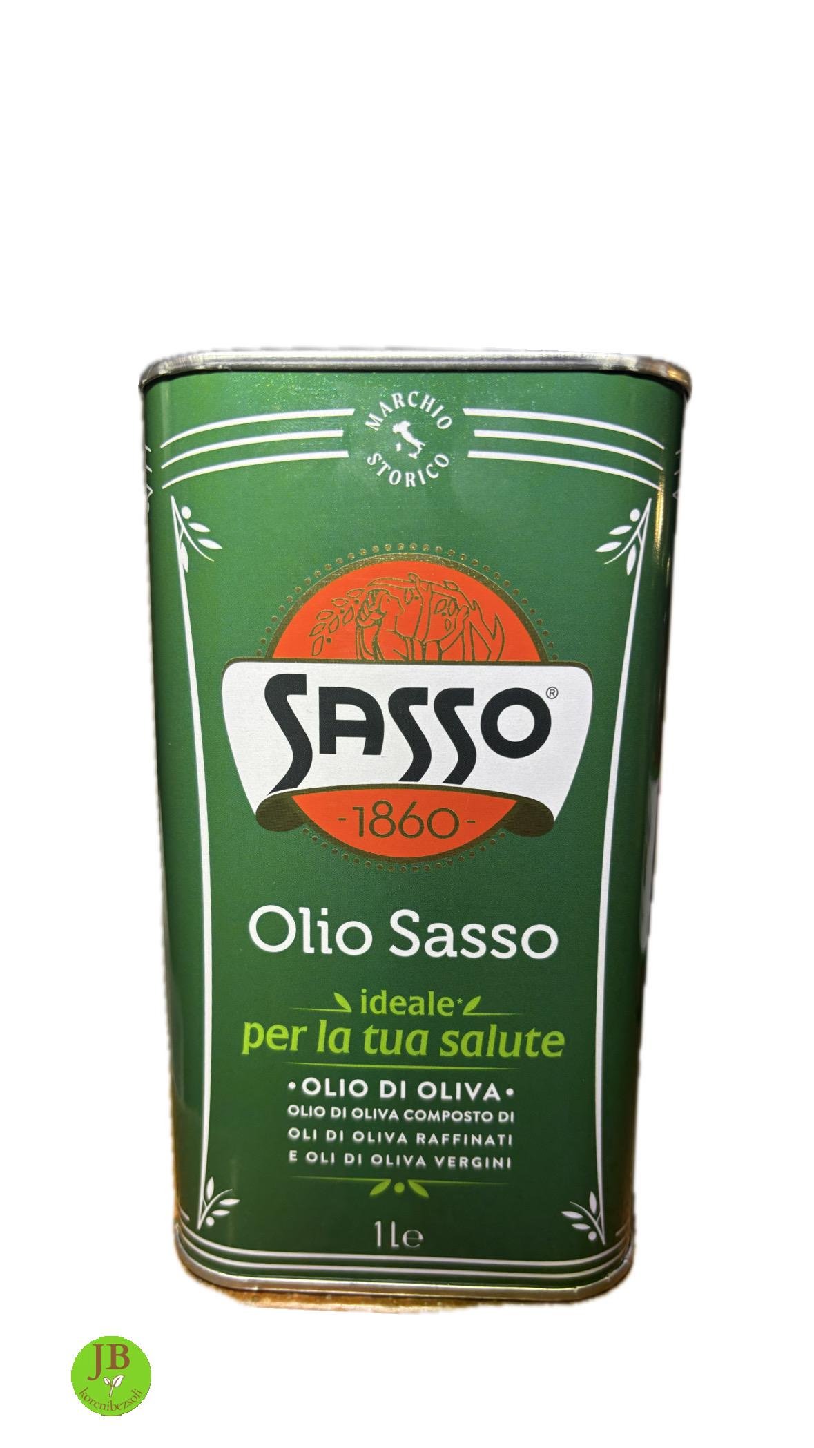 SASSO - olivový olej v plechovém obalu 1L