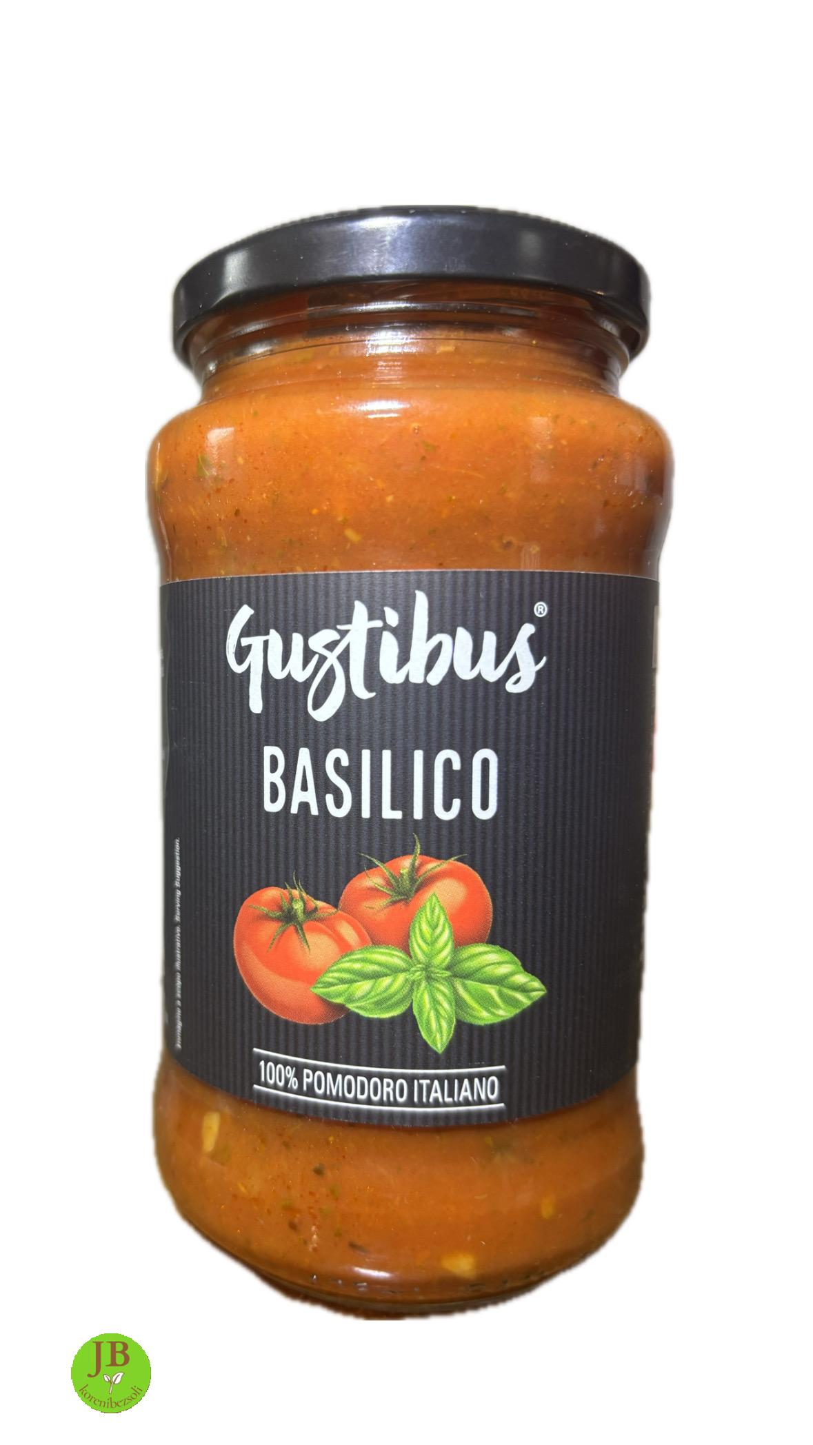 GUSTIBUS BASILICO - sugo s bazalkou 400 gr