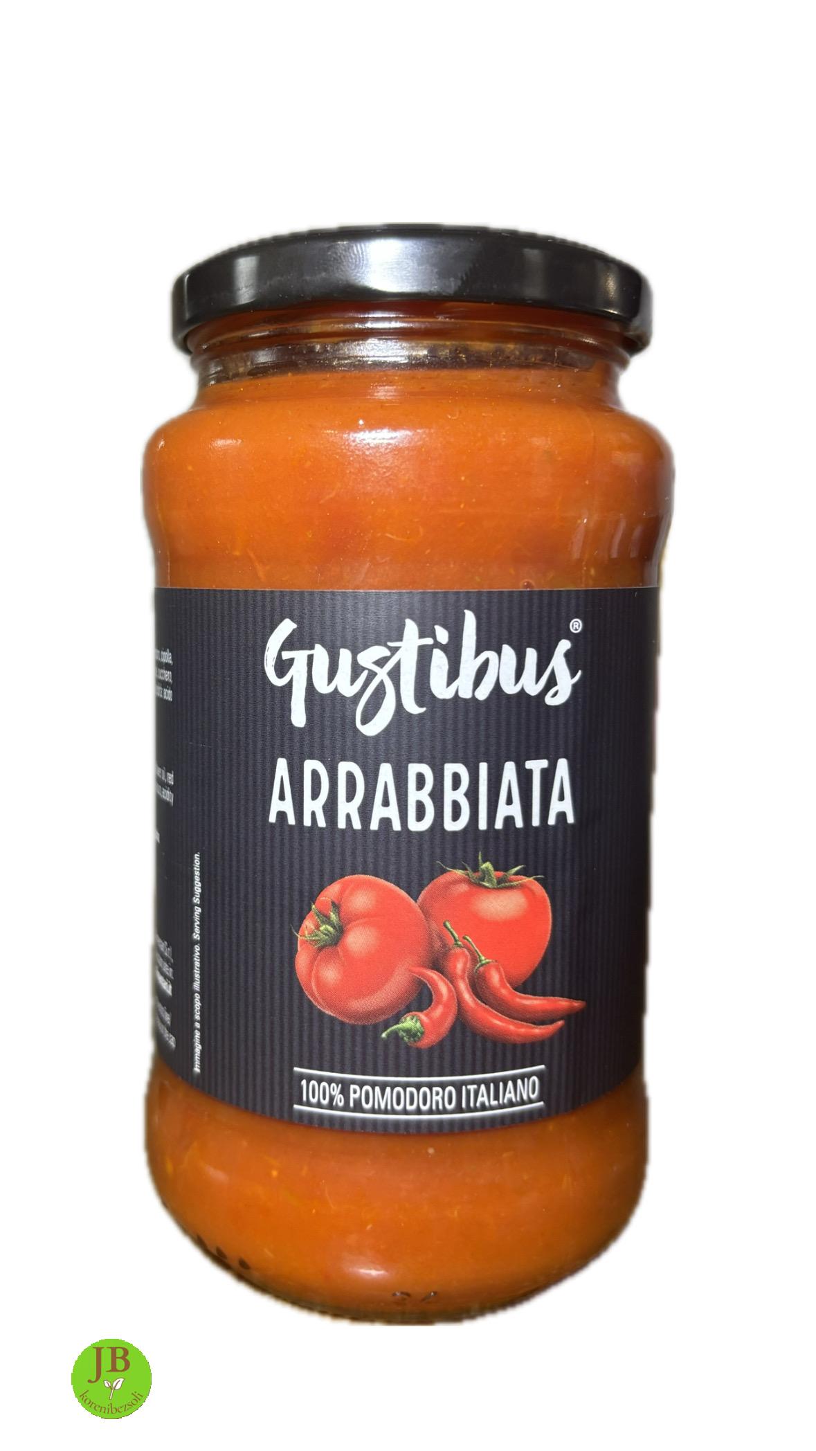 GUSTIBUS ARRABBIATA - sugo s chilli 400 gr