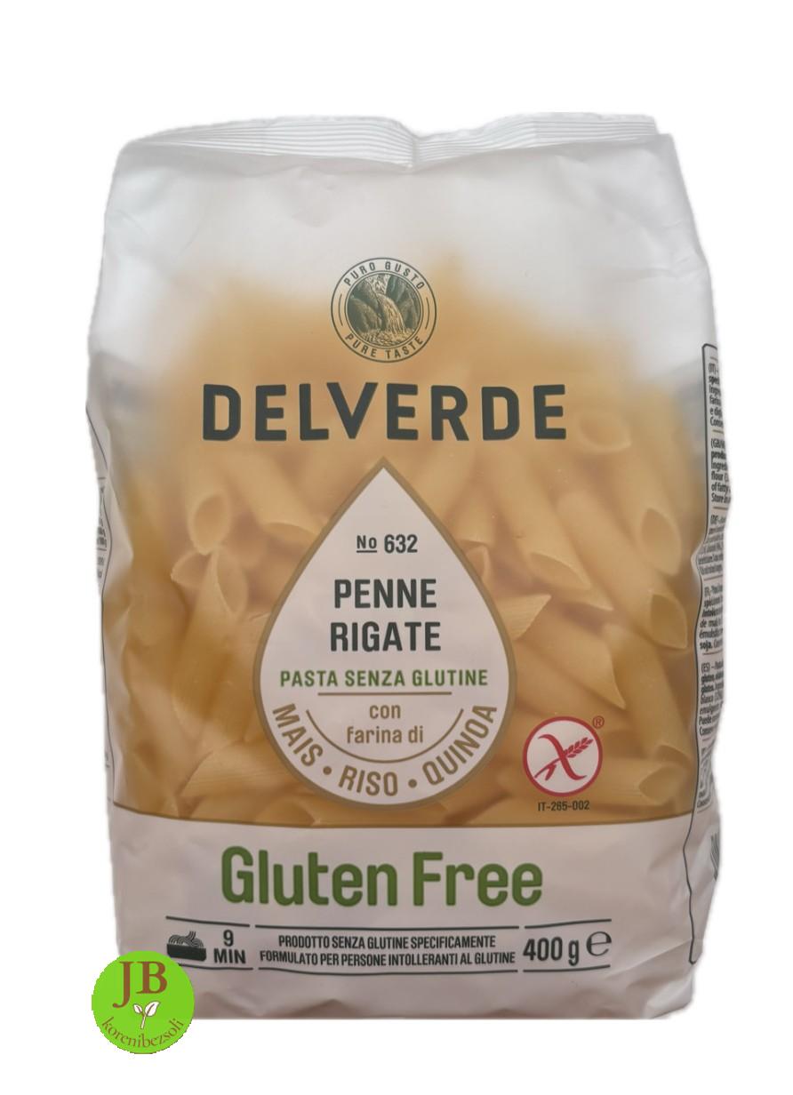 DELVERDE - bezlepkové penne rigate 400 gr