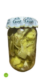 CRESPI - artyčoky kořeněné ve slunečnicovém oleji 480 gr