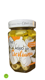 CITRES - nakládaný sicilský česnek ve slunečnicovém oleji 290 gr