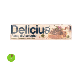 DELICIUS - sardelová pasta v olivovém oleji (12%) 60 gr